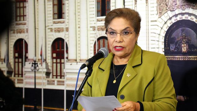 Ex presidenta del Congreso respaldó decisión de la Cancillería peruana. (Difusión)