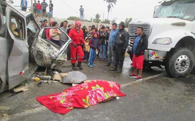 El accidente ocurrió en la carretera Panamericana Norte, en la provincia de Chepén.