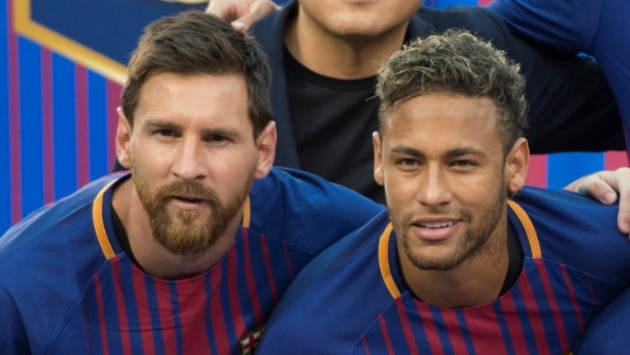 Messi y Neymar en su último partido juntos. (AFP)