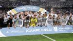 Real Madrid hizo estallar de alegría al Santiago Bernabéu. (AFP)