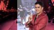 Jerry Rivera conmovido por detalle de fanática peruana durante concierto en Italia [VIDEO]
