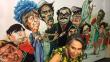 Florinda Meza inaugura exposición de caricaturas en homenaje a 'Chespirito'