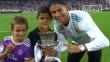 Cristiano Ronaldo festejó el título de la Supercopa de España con su hijo [VIDEO]