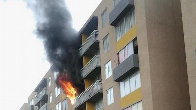 incendio en condominio