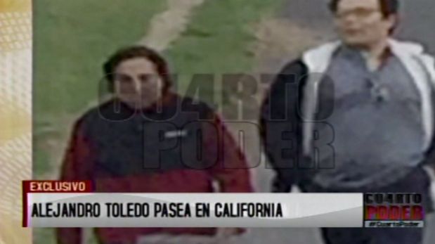 Alejandro Toledo fue fotografiado paseando en California. (Cuarto Poder)